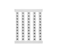 Repères de bornes Weidmüller DEK 5 FSZ 51-60 0460660051 500 pc(s)
