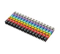 Repères de câbles en couleur, set de 100 pièces