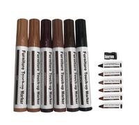 Repères de réparation de plancher en bois - Grattage multi-couleurs complet, tout en un seul meuble Solution | Éliminateur de rayures à base de lavage, surfaces en bois, portes avec application