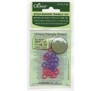 Clover – Repères de maille triangulaires XS – Multicolore