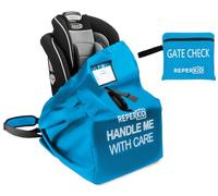 reperkid Sac de Voyage pour siège de Voiture - pour Voyage en Avion - Sac à Dos à Roues, Portail, chèque - Housse pour Enregistrement en Avion, Bleu, 1 Count (Pack of 1), Compacte