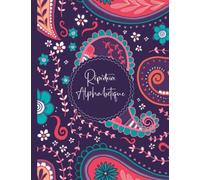 Répertoire Alphabétique: 160 pages avec des repères pour chaque lettres - Grand Format A4