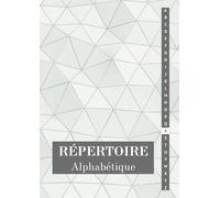 Répertoire Alphabétique: A4 | Avec des repères pour chaque lettre
