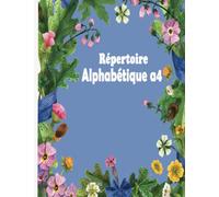 répertoire alphabétique a4: carnet Alphabétique de 160 pages avec des repères pour chaque lettres A_Z | Grand Format A4