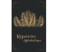 Répertoire alphabétique a5: A-Z carnet alphabétiques Grand Format A5, 4 pages pour chaque lettre, Couverture Noire