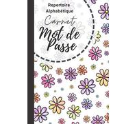 Repertoire Alphabétique: Carnet Mot de Passe | 110 pages | 6x9 Pouces