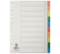 Répertoire couleur, A4, 10 pièces, couleur Q-CONNECT