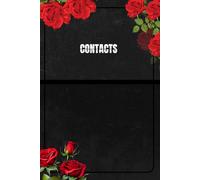 Répertoire de Contacts A à Z - Édition Dark Romance: Carnet de contacts personnel avec section contacts essentiels - Jusqu’à 1 170 contacts