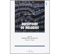 REPERTOIRE DE MELODIES VOL 1