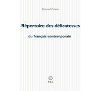 Répertoire des délicatesses du français contemporain
