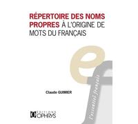 Répertoire des noms propres à l’origine de mots du français