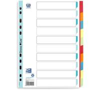 Répertoire en carton Oxford vierge DIN A4 coloré en carton 230g/qm 10 pièces