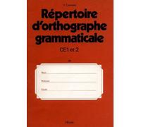 Yves Cochais – Répertoire d'orthographe grammaticale, CE1 et CE2 – Broché