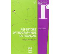 REPERTOIRE ORTHOGRAPHIQUE DU FRANCAIS