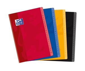 Répertoire Oxford Color Life A4 petits carreaux 5mm 192 pages brochées couverture carte coloris assortis