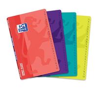 Répertoire Oxford openflex 9x14cm petits carreaux 5mm 96 pages agrafées couverture polypro coloris assortis