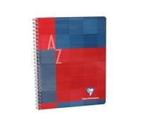 Clairefontaine 8148C Un Répertoire à Spirale - A4 21x29,7 cm - 180 Pages Grands Carreaux - Papier Blanc 90 g - Couverture Carte Pelliculée - Couleur Aléatoire