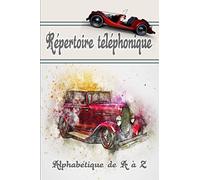 Répertoire Téléphonique: Ce carnet d'adresses et répertoire téléphonique vous permettra d'enregistrer toutes les coordonnées de vos amis ou de votre famille.