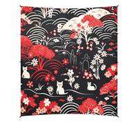 RéPéTer l'art Floral Tente de Plage Facile à Monter,Abri Solaire pour Le Camping avec Sacs de Sable,Pelles à Sable pour Les Pique Niques en Plein Air