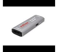 Répéteur AV ROLINE 14.01.3475 HDMI 7680x4320 pixels 10m avec câble 5V gris 23x60x10mm