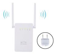 Répéteur de réseau d'amplificateur de signal WIFI d'extension de routeur sans fil 300M double antenne