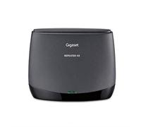 Gigaset Répéteur DECT Repeater HX – Double portée, Jusqu'à 6 répéteurs, Appels HD – Noir