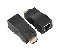 Répéteur d'extension de câble réseau HDMI vers RJ45, 30M sur Cat 5e/6, 1080p jusqu'à 3