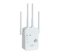 Répéteur sans Fil, Extension WiFi,Extenseur WiFi Le Plus Fort de 1200 Mbps - 4 Ports à Double Bande 5 GHz / 2,4 GHz, routeur réseau, Point d'accès, Configuration de l'application pour la Maison