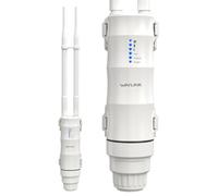 Répéteur Wi-FI extérieur WAVLINK AC600, Extension Wi-FI extérieure avec Power Over Ethernet, étanchéité IP65, RJ45 Gigabit, 2 antennes 7 dBi pour Une portée extérieure de 150 m.
