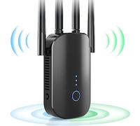 Répéteur WiFi 2025 Nouveau Repeteur WiFi Puissant 1200Mbps Amplificateur WiFi Puissant, Double Bande 5GHz & 2.4GHz WiFi Extender avec WPS, Booster WiFi Compatible avec Toutes Les Box Internets