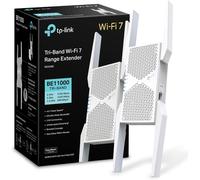 Répéteur Wifi 7 Mesh Be9300 Mbps Tri-Bande Re655Be, 1 Port 2.5 Gigabit, Mu-Mimo, Compatible Avec Les Box Internet, Profitez Du Wifi 7 Sans Changer Votre Box[Z34]