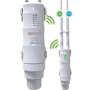 Repeteur WiFi Amplificateur Puissant Extérieur Longue Portée AC600, Double Bande 2.4+5G 600Mbps Outdoor Antennes WiFi/Point d'Accès(AP)/Extendeur Booster WiFi/Routeur Pont sans Fil
