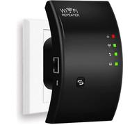 Répéteur WiFi, amplificateur WiFi puissant, 1 port Ethernet, zone de couverture jusqu'à 200 mètres carrés