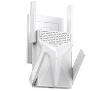 Répéteur WiFi AX1800, WiFi Repeater Double Bande 2.4 GHz et 5 GHz, WiFi Amplifier Gigabit Ethernet Port, Powerful WiFi Repeater for Home, Compatible avec Tous Les routeurs, Installation Facile