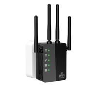 Répéteur WiFi Longue portée Amplificateur WiFi AC1200 Double Bande 2.4GHz et 5GHz avec 4 Antennes Externes Wifi Extender Mini YYV