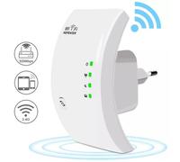 Répéteur WiFi longue portée - RNCYN - 300Mbps - Blanc - Extension de signal - Facile à installer