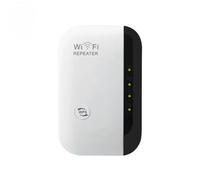 Répéteur WiFi Puissant, Amplificateur de Signal sans Fil avec WPS, Blanc | Installation Facile | Double Mode Répéteur & Point d’Accès | Prise RJ45 |