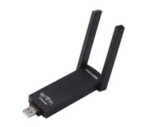 Répéteur WiFi sans fil - RNCYN - 300Mbps - Amplificateur d'antenne double - Extender WiFi - Booster WiFi - USB - Noir