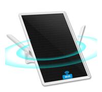 Repeteur WiFi Solaire Batterie Exterieur sans Fil, Puissant Amplificateur WiFi Couvre100-mètres, Outdoor répéteur WiFi Extender 2.4Ghz 300Mbps, Idéal pour Les Grands Espaces éloignés (12inch)