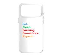 Répétez Les simulateurs d'agriculture Eat Sleep pour Les Amateurs d'agriculture Coque pour iPhone 17 Pro Max
