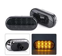 Repetiteur De Clignotant,Clignotant Led 4,2008 City Clignotant,Clignotant 4,Feux De Position Latéraux De Voiture,1 Paire De Feux De Position Latéraux À Led Ambre De Voiture Pour