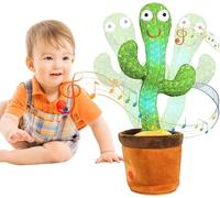 Répétition De Danse De Cactus, Cactus Peut Parler Jouet Éducatif Pour Enfants Cactus A Des Fonctions D'enregistrement, De Répétition, D'éclairage, De Parole Et D'apprentissage De La Danse
