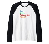 Répétition de Eat Sleep Kajukenbo pour Les Combattants et Les Amoureux de Kajukenbo Manche Raglan