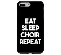 Répétition de la Chorale Eat Sleep - Chœur drôle Coque pour iPhone 7 Plus/8 Plus