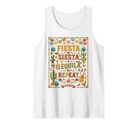 Répétition de la fête du Cinco de Mayo Fiesta Siesta avec Tequila Débardeur