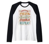 Répétition de la fête du Cinco de Mayo Fiesta Siesta avec Tequila Manche Raglan