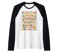 Répétition de la fête du Cinco de Mayo Fiesta Siesta avec Tequila Manche Raglan