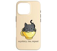 Répétition de thé Cozy Mystery Murder Myst Coque pour iPhone 16 Pro