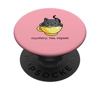 Répétition de thé Cozy Mystery Murder Myst PopSockets PopGrip Adhésif