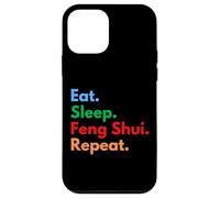 Répétition Eat Sleep Feng Shui pour Les maîtres et Les Amoureux du Feng Shui Coque pour iPhone 12 Mini